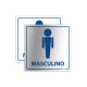 Placa Banheiro Masculino
