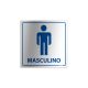 Placa para Sanitário Masculino
