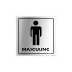 Placa para Sanitário Masculino