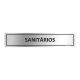Placa Sanitários